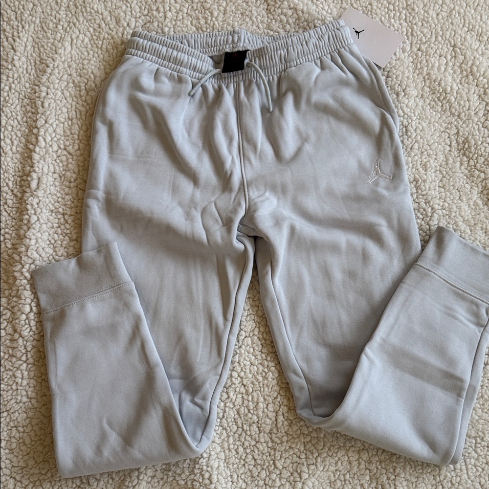 Boys Light Gray Jogger Pants